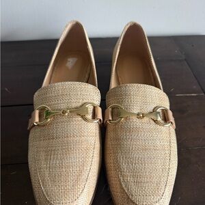 JF London “London” Raffia Loafers